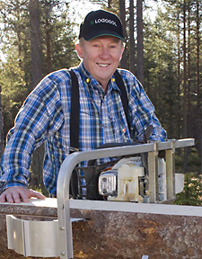 Logosols grundare Bengt-Olov Byström var en av föreläsarna när Island hade temadag om framtidens skogsbruk.